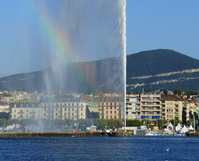 Genève, le jet d'eau